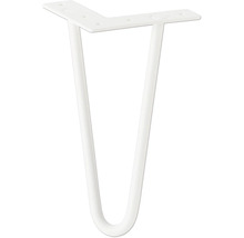 Tischbein aus Metall, Haarnadelform