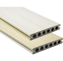 Zwei Hohlkammerprofile aus Holzwerkstoff