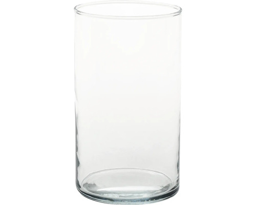 Zylindrische Glasvase