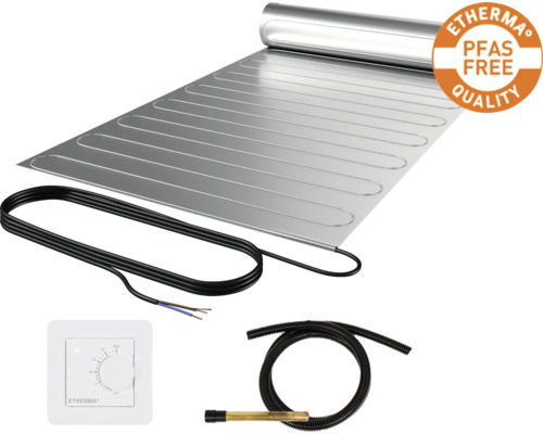 Etherma Fußbodenheizung Set mit Thermostat und Zubehör