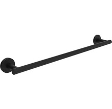 Schwarzer Handtuchhalter zur Wandmontage