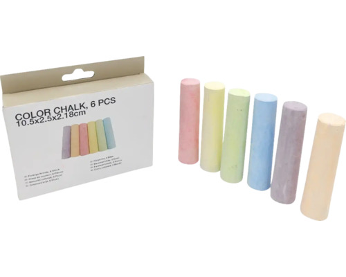 Farbstifte, 6 Stück, mit Verpackung