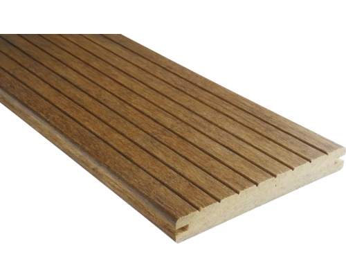 Terrassendiele aus Holz mit Nut- und Federprofil