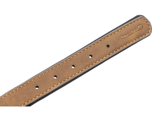 Halsband aus Lederimitat mit Löchern zur Größenverstellung