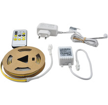 LED-Streifen mit Fernbedienung, Netzteil und Steuerung