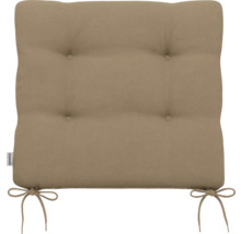 Vierkant gestepptes Stuhlkissen mit Bindebändern