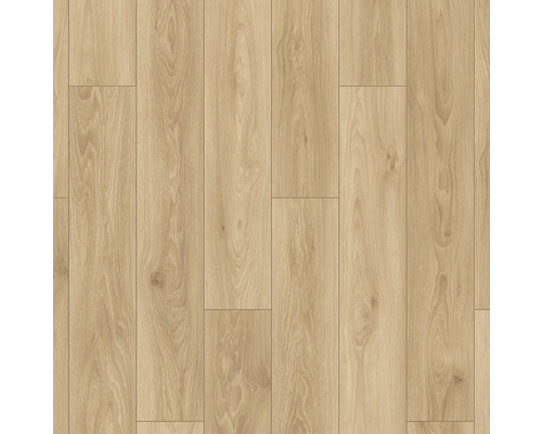Verlegung von hellem Laminatboden mit Holzoptik