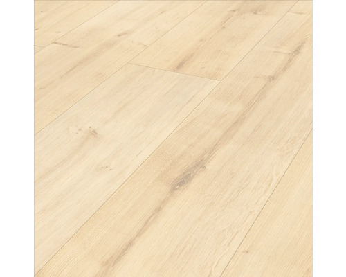 Classen Laminat Eiche Landhausdiele 1286 x 194 x 7 mm Helle Laminatboden-Oberfläche mit Holzstruktur