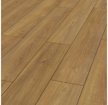 Verlegter Laminatboden in Holzoptik