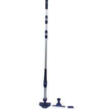 Poolreinigungsset mit Teleskopstange und verschiedenen Aufsätzen