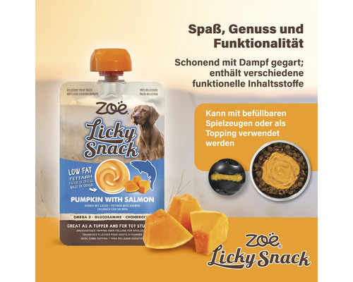 Zoë Licky Snack Kürbis mit Lachs Hundesnack