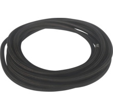 Schwarzer Gewebeschlauch aufgerollt