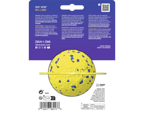 Zeus Nitro Ball, großes Hundespielzeug