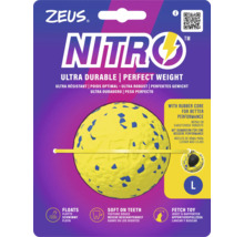 Zeus Nitro Hundespielball mit Gummikern in Größe L