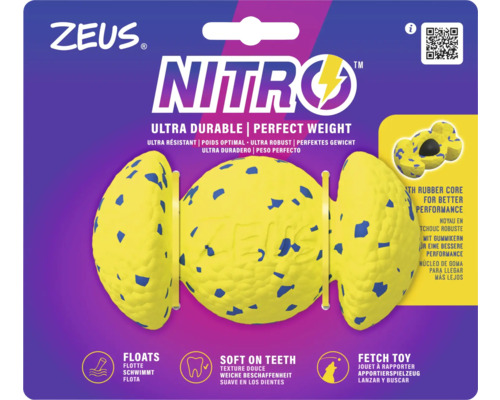 Zeus Nitro Hundespielzeug, robust und schwimmfähig