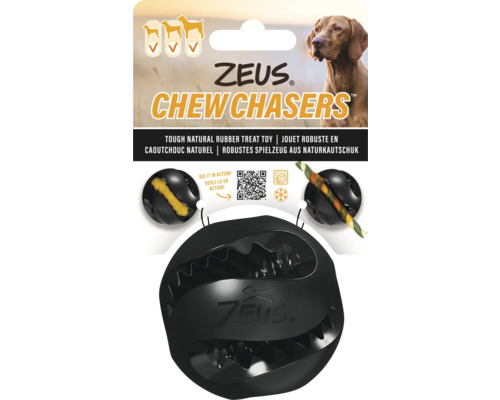 Zeus Chew Chasers Hundespielzeug aus Naturkautschuk für Hundesnacks