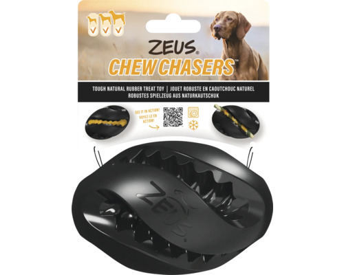 Zeus Chew Chasers Hundespielzeug aus Naturkautschuk