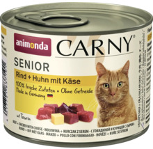 Animonda Carny Senior Katzenfutter Rind und Huhn mit Käse in Konservendose