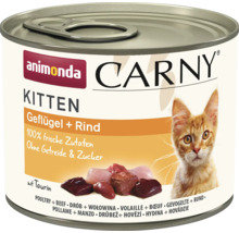 Animonda Carny Kitten Katzenfutter Geflügel plus Rind in Konservendose