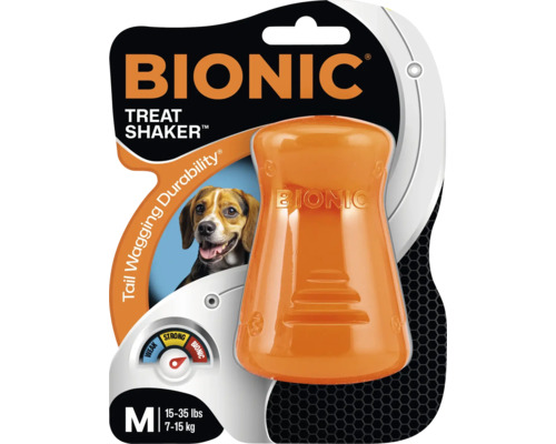 BIONIC Treat Shaker, Medium Bionic Treat Shaker Hundespielzeug, Größe M, geeignet für Hunde mit einem Gewicht von 7 bis 15 kg