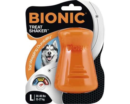 Bionic Treat Shaker Hundespielzeug, Größe L, geeignet für Hunde von 13 bis 27 kg