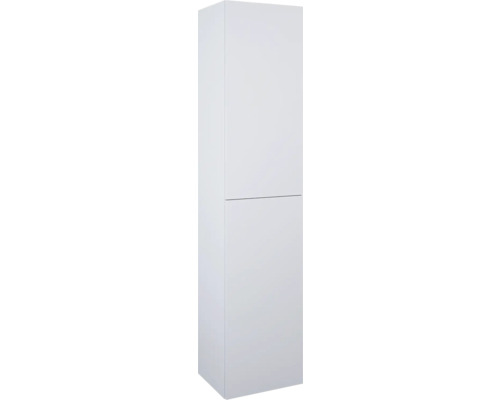 Weißer Badezimmer-Hochschrank mit zwei Türen für die Wandmontage
