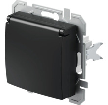 Schutzkontakt-Steckdose mit Klappdeckel für den Innenbereich