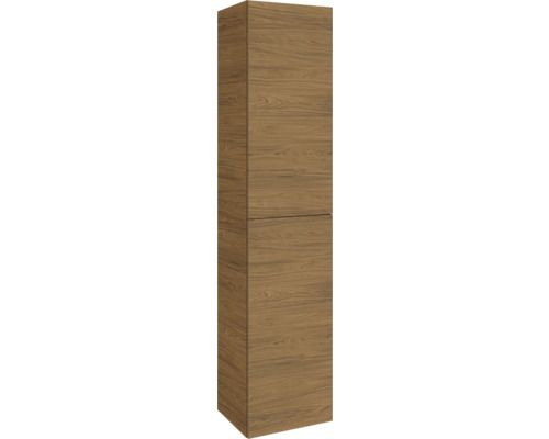 Hochschrank aus Holz für das Badezimmer