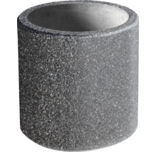 Zylinderförmiger Pflanztopf aus Stein für den Außenbereich