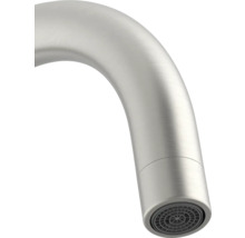 Detailansicht eines Wasserhahn-Auslaufs