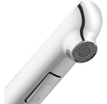 Detailaufnahme einer Armatur mit Brausefunktion