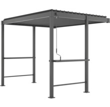 Metall Pavillon mit manuellem Rollo