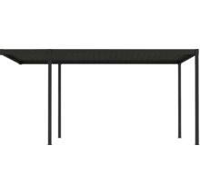 Pavillon mit rechteckigem Dach und Stützpfosten