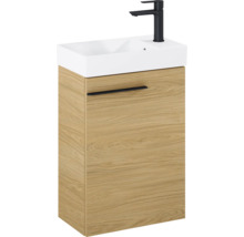 Waschtischunterschrank mit Waschbecken und Armatur