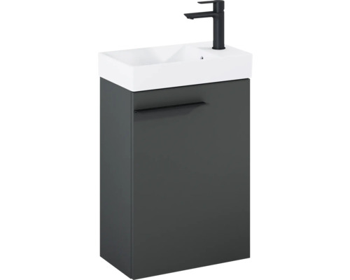 Waschtischunterschrank mit Waschbecken und Armatur