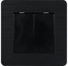 Doppelschalter für die Elektroinstallation