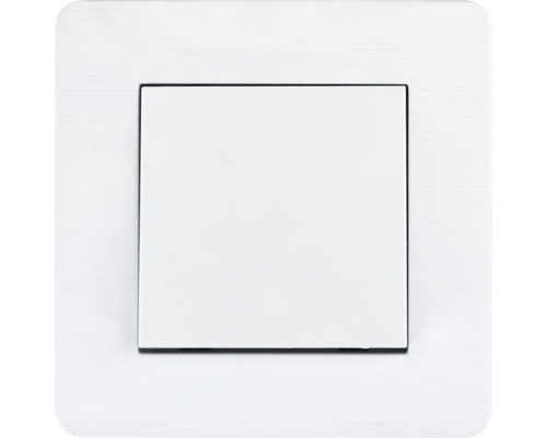 Taster e2 VILIS unterputz IP 20, weiß Lichtschalter mit quadratischer Blende