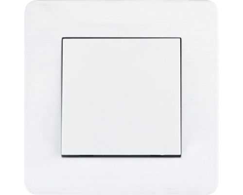 Kreuzschalter e2 VILIS unterputz IP 20, weiß Lichtschaltereinsatz mit Rahmen