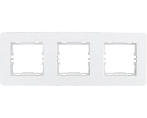 Abdeckrahmen 3-fach e2 VILIS unterputz IP 20, weiß Dreifachrahmen für Schalter und Steckdosen