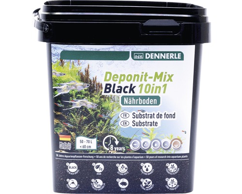 Nährboden DENNERLE Deponit-Mix Black 10in1 2,4 kg Nährboden DENNERLE Deponit-Mix Black 10in1 2,4 kg