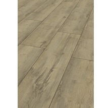 Verlegter Laminatboden in Holzoptik