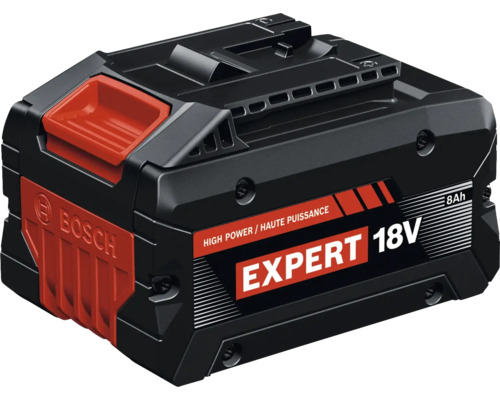 Bosch Professional Akku EXBA18V-80 8 Ah, 1 Stk. Bosch EXPERT 18 Volt Akku mit 8 Amperestunden