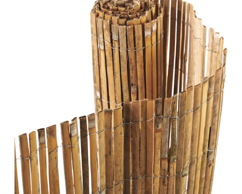 Bambusmatte aufgerollt für den Gartenbereich