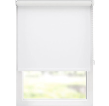 Weißes Rollo am Fenster zur Lichtregulierung