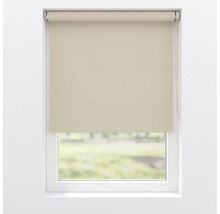 Fenster mit beigem Rollo