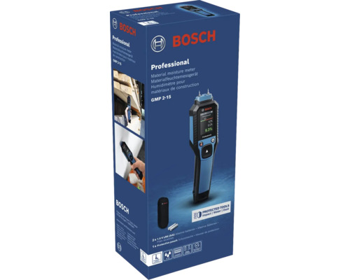 Bosch Professional Materialfeuchtemessgerät GMP 2-15 in Verpackung