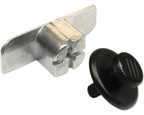 Metallwinkel mit Schraube