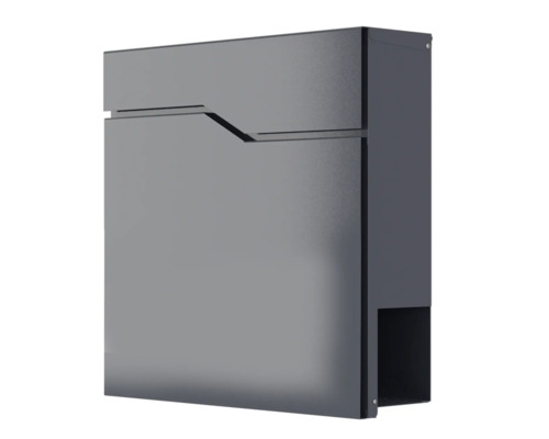 Wandbriefkasten HEIDEMANN DESIGNline BK2 38x38x11 cm, anthrazit Briefkasten aus Metall