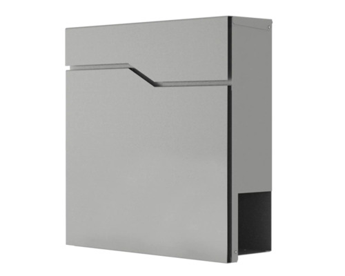 Wandbriefkasten HEIDEMANN DESIGNline BK2 38x38x11 cm grau Briefkasten aus Metall