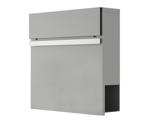 Wandbriefkasten HEIDEMANN DESIGNline BK3 38x38x11 cm grau Briefkasten aus Metall